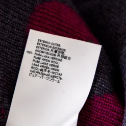 Versace Collection Grey Wool Patterned V-Neck Sweater L For Men -Versace Official Website luxury men versace used clothes p162693 002