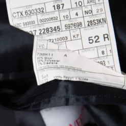 Versace Classic Black Striped Wool Tailored Blazer XL For Men -Versace Official Website luxury men versace used clothes p166550 001