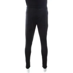 Versace Black Logo Embroidered Elasticized Waist Track Pants M For Men -Versace Official Website luxury men versace used clothes p233494 003