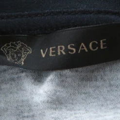 Versace Monochrome Medusa Painted Cotton T Shirt M For Men -Versace Official Website luxury men versace used clothes p233532 005