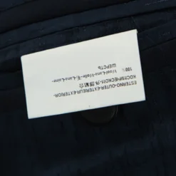 Versace Navy Blue Wool Blazer M For Men -Versace Official Website luxury men versace used clothes p243358 004