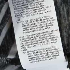 Versace Monochrome Optical Illusion Print Cotton V-Neck T-Shirt L For Men -Versace Official Website luxury men versace used clothes p246214 005