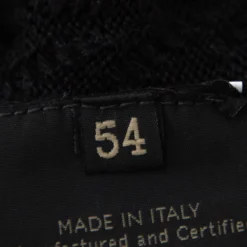 Versace Black Diamond Pattern Rib Knit Sweater XXL For Men -Versace Official Website luxury men versace used clothes p367131 007