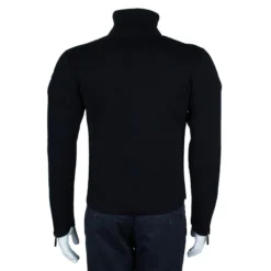 Versace Men's Black Knit Pullover M For Men -Versace Official Website luxury men versace used clothes p44281 003
