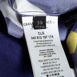 Versace Colorblock Medusa Baroque Print Silk Shirt M For Men -Versace Official Website luxury men versace used clothes p486320 005