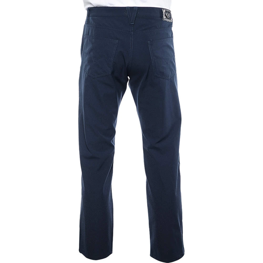 Versace VJC Navy Blue Knit Straight Leg Pants L For Men 3 Versace VJC Navy Blue Knit Straight Leg Pants L For Men - Image 3