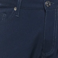 Versace VJC Navy Blue Knit Straight Leg Pants L For Men 9 Versace VJC Navy Blue Knit Straight Leg Pants L For Men -Versace Official Website luxury men versace used clothes p578935 007