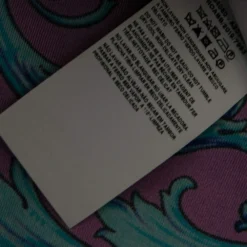 Versace Multicolor Baroque Print Silk Long Sleeve Shirt M For Men -Versace Official Website luxury men versace used clothes p598033 002