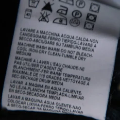 Versace Navy Blue Cotton Denim Pants L For Men -Versace Official Website luxury men versace used clothes p606554 005