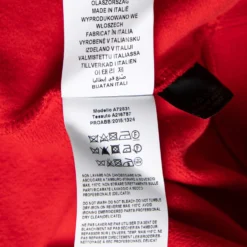 Versace Red Printed Cotton Crew Neck Long Sleeve Sweatshirt XL For Men -Versace Official Website luxury men versace used clothes p632761 004