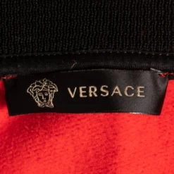 Versace Red Printed Cotton Crew Neck Long Sleeve Sweatshirt XL For Men -Versace Official Website luxury men versace used clothes p632761 005