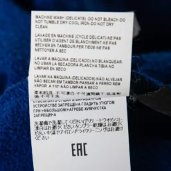 Versace Blue Logo Printed Cotton Crew Neck Sweatshirt M For Men -Versace Official Website luxury men versace used clothes p669471 005