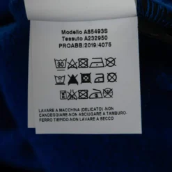 Versace Blue Logo Printed Cotton Crew Neck Sweatshirt M For Men -Versace Official Website luxury men versace used clothes p669471 008