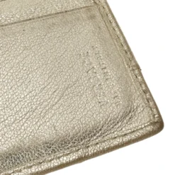 Versace Gold Embossed Leather Wallet For Men -Versace Official Website luxury men versace used handbags p27460 007
