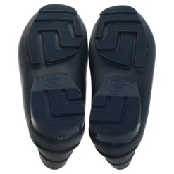 Versace Blue Leather Medusa Detail Slip On Loafers Size 41 For Men -Versace Official Website luxury men versace used shoes p254103 001