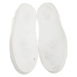 Versace White Leather Medusa Head Embellished Low Top Sneakers Size 42 For Men -Versace Official Website luxury men versace used shoes p272581 008