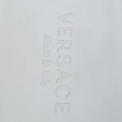 Versace Silver Rubber Medusa Head Slide Sandals Size 43 For Men -Versace Official Website luxury men versace used shoes p279040 004