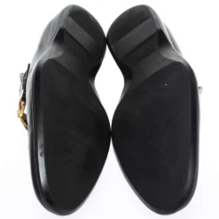 Versace Black Leather Medusa Slip On Loafers Size 43 For Men -Versace Official Website luxury men versace used shoes p317626 007