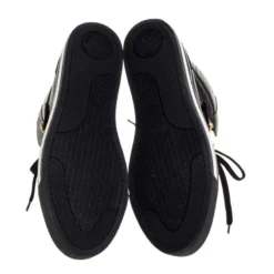 Versace Black Leather And Suede Medusa Strap High Top Sneakers Size 41 For Men 13 Versace Black Leather And Suede Medusa Strap High Top Sneakers Size 41 For Men -Versace Official Website luxury men versace used shoes p320136 1598786345 006