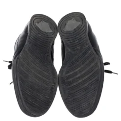 Versace Black Leather Medusa Low Top Sneakers Size 43 For Men -Versace Official Website luxury men versace used shoes p352442 007