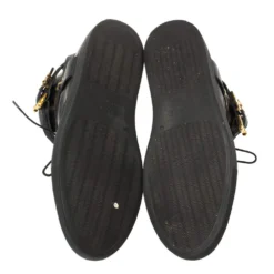 Versace Black Leather Medusa High-Top Sneakers Size 45.5 For Men 13 Versace Black Leather Medusa High-Top Sneakers Size 45.5 For Men -Versace Official Website luxury men versace used shoes p367549 002