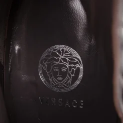 Versace Patent Leather Medusa Stamp Boots Size 38 For Men 17 Versace Patent Leather Medusa Stamp Boots Size 38 For Men -Versace Official Website luxury men versace used shoes p37057 008