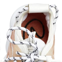 Versace White/Grey Mesh And Nubuck Leather Chain Reaction Sneakers Size 44 For Men -Versace Official Website luxury men versace used shoes p499728 008