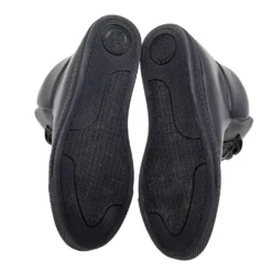 Versace Black Leather Palazzo Medusa High Top Sneakers Size 41 For Men 14 Versace Black Leather Palazzo Medusa High Top Sneakers Size 41 For Men -Versace Official Website luxury men versace used shoes p607985 006