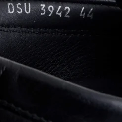 Versace Black Leather And Monogram Fabric Medusa Slip On Loafers Size 44 For Men 16 Versace Black Leather And Monogram Fabric Medusa Slip On Loafers Size 44 For Men -Versace Official Website luxury men versace used shoes p611484 009