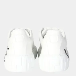 Versace White V-Greca Low Sneakers (40 EUR) For Men -Versace Official Website luxury men versace used shoes p651351 010