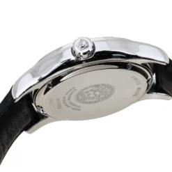 Versace Off-White Stainless Steel Embossed Leather Hurricane ULQ 99 Men's Wristwatch 36MM For Men -Versace Official Website luxury men versace used watches p334382 003