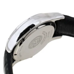 Versace Off-White Stainless Steel Embossed Leather Hurricane ULQ 99 Men's Wristwatch 36MM For Men -Versace Official Website luxury men versace used watches p334382 004