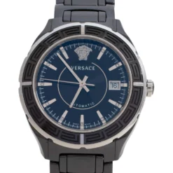 Versace Black Ceramic Stainless Steel DV One 02A Men's Wristwatch 40 Mm For Men -Versace Official Website luxury men versace used watches p341492 006
