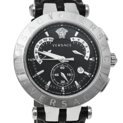 Versace Black Stainless Steel V Race 23C Men's Wristwatch 42 Mm For Men -Versace Official Website luxury men versace used watches p426371 006
