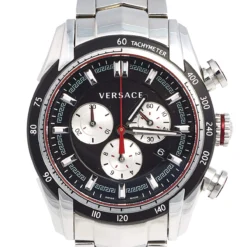 Versace Black Stainless Steel V-Ray VDB050015 Men's Wristwatch 44 Mm For Men 10 Versace Black Stainless Steel V-Ray VDB050015 Men's Wristwatch 44 Mm For Men -Versace Official Website luxury men versace used watches p556832 006