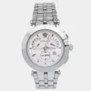 Versace Silver White Stainless Steel V Race 23C Women's Wristwatch 42 Mm For Men