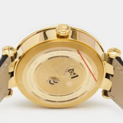 Versace Silver Gold Plated Stainless Steel Leather V-Race VPQ Men's Wristwatch 42 Mm For Men 13 Versace Silver Gold Plated Stainless Steel Leather V-Race VPQ Men's Wristwatch 42 Mm For Men -Versace Official Website luxury men versace used watches p657952 002