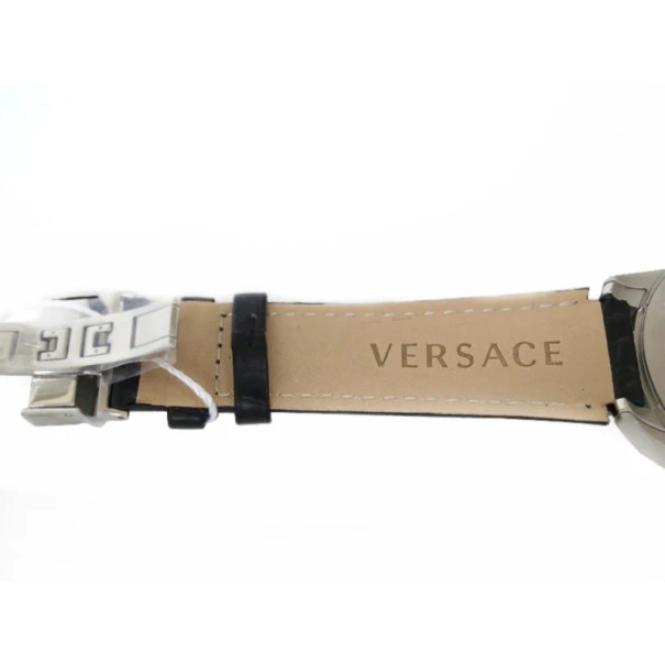Versace Charcter SS Leather White Mens Wristwatch For Uncategorized 3 Versace Charcter SS Leather White Mens Wristwatch For Uncategorized - Image 3