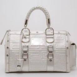 Versace Quilted Snap Out Of It Satchel For Uncategorized