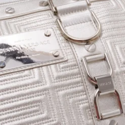 Versace Quilted Snap Out Of It Satchel For Uncategorized 20 Versace Quilted Snap Out Of It Satchel For Uncategorized -Versace Official Website luxury uncategorized versace used p37836 010