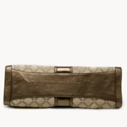 Versace Silver White Monogram Satchel For Uncategorized -Versace Official Website luxury uncategorized versace used p38195 004