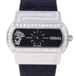 Versace Black Stainless Steel PS91990 Men's Wristwatch 40MM For Uncategorized