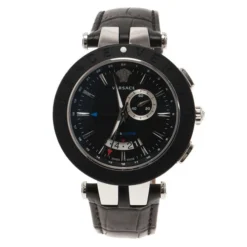 Versace Black Stainless Steel And Rubber V Race 29 G Men's Wristwatch 45MM For Men -Versace Official Website luxury uncategorized versace used watches p8632 003