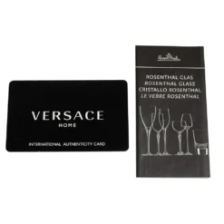 Versace X Rosenthal Medusa Lumiere Champagne Flute Set Of 2 For Unisex -Versace Official Website luxury unisex versace new dining p589119 001