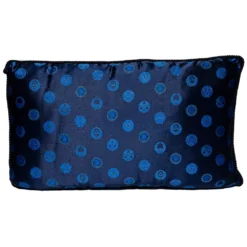 Versace Medusa Navy Blue Cotton Pillow For Unisex