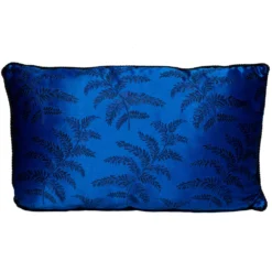 Versace Navy Blue Cotton Pillow For Unisex