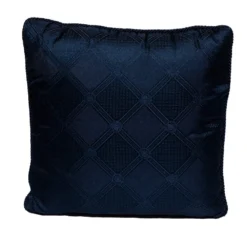 Versace Medusa Navy Blue Cotton Cushion For Unisex