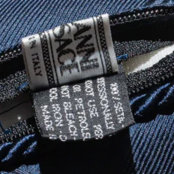 Versace Medusa Navy Blue Cotton Cushion For Unisex -Versace Official Website luxury unisex versace new home decor and accessories p335256 004