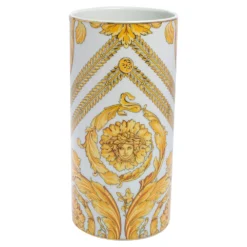 Versace X Rosenthal Rhapsody Porcelain Vase For Unisex