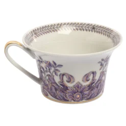 Versace X Rosenthal Le Grand Divertissement Cup & Saucer Set For Unisex -Versace Official Website luxury unisex versace used dining p341438 002